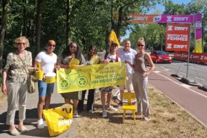 Team Schroeder support dames van de Tour de France Femmes