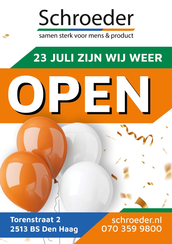 Flyer Schroeder 23 Juli Torenstraat SM